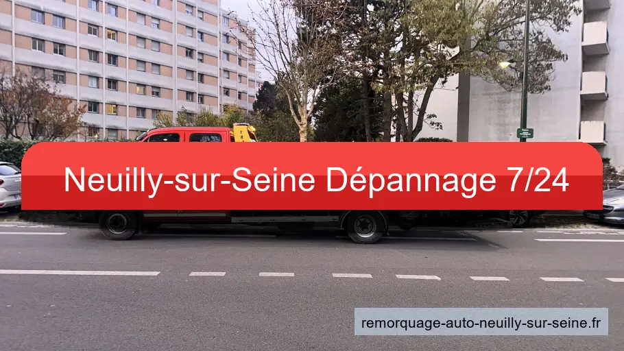 Dépannage remorquage Neuilly-sur-Seine 92200